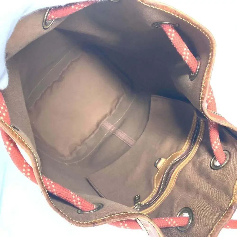 LOUIS VUITTON Brown Leather Shoulder Bag